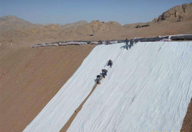 堤岸坡面防護(hù)工程中土工布的應(yīng)用