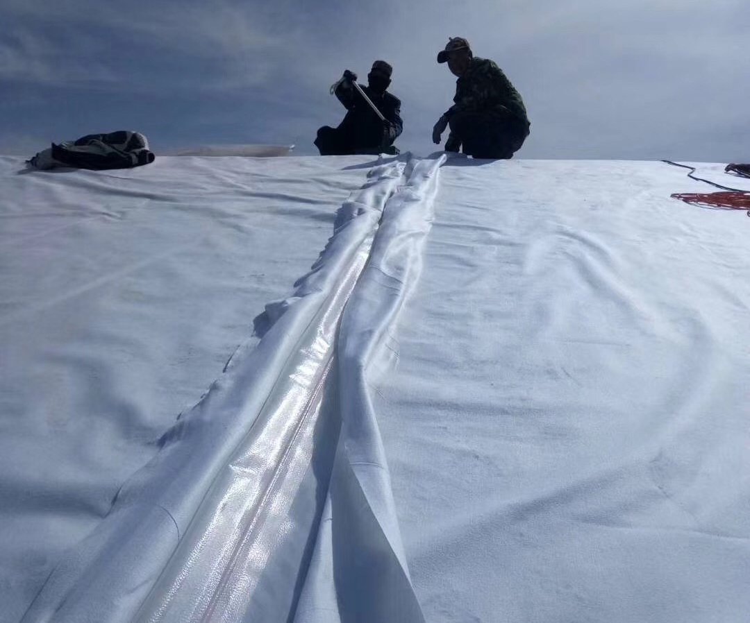 防滲土工布建造的建筑物成本低、建造速度快